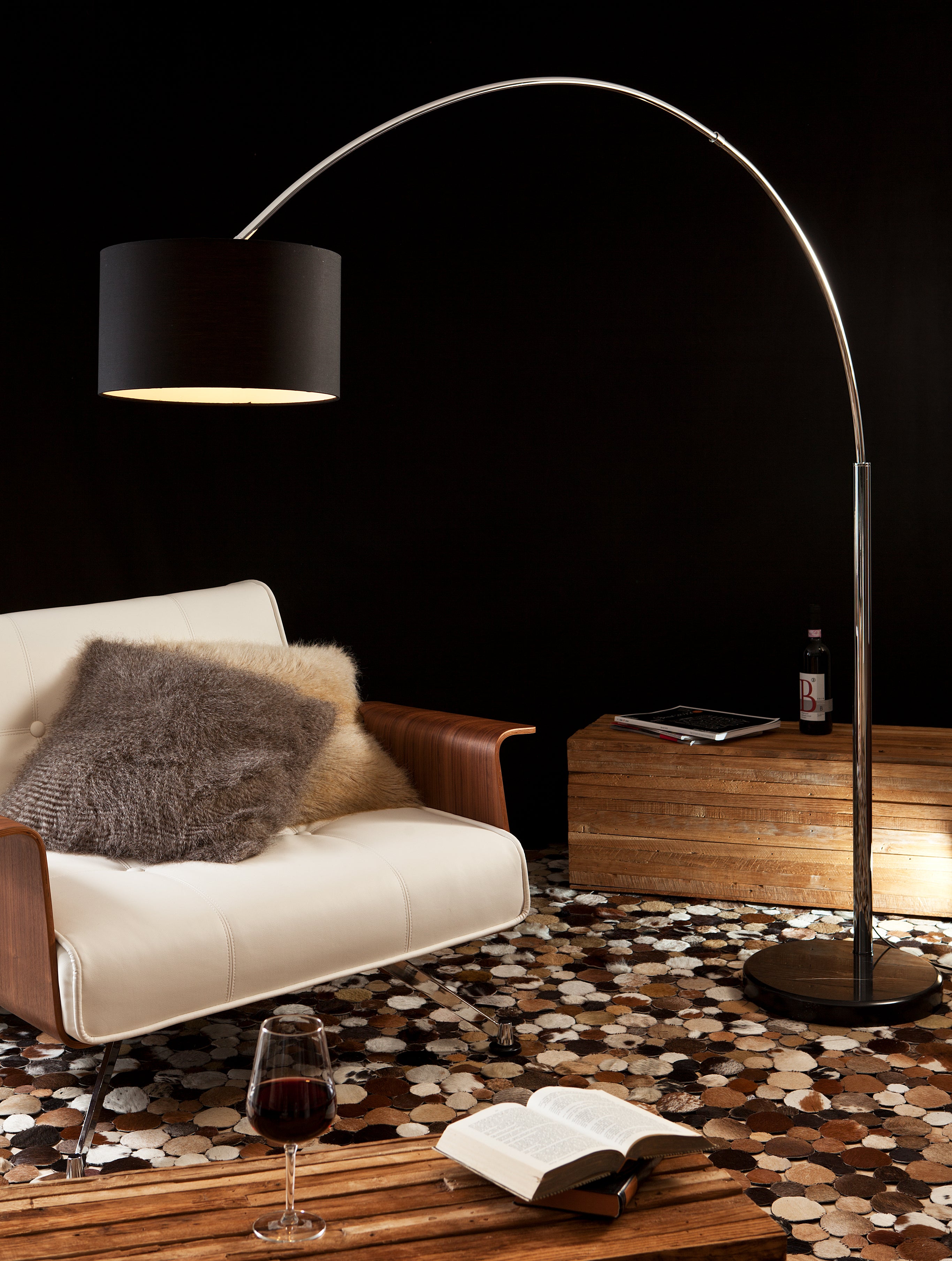 Sales Fever - Bogenlampe 210 cm schwarz