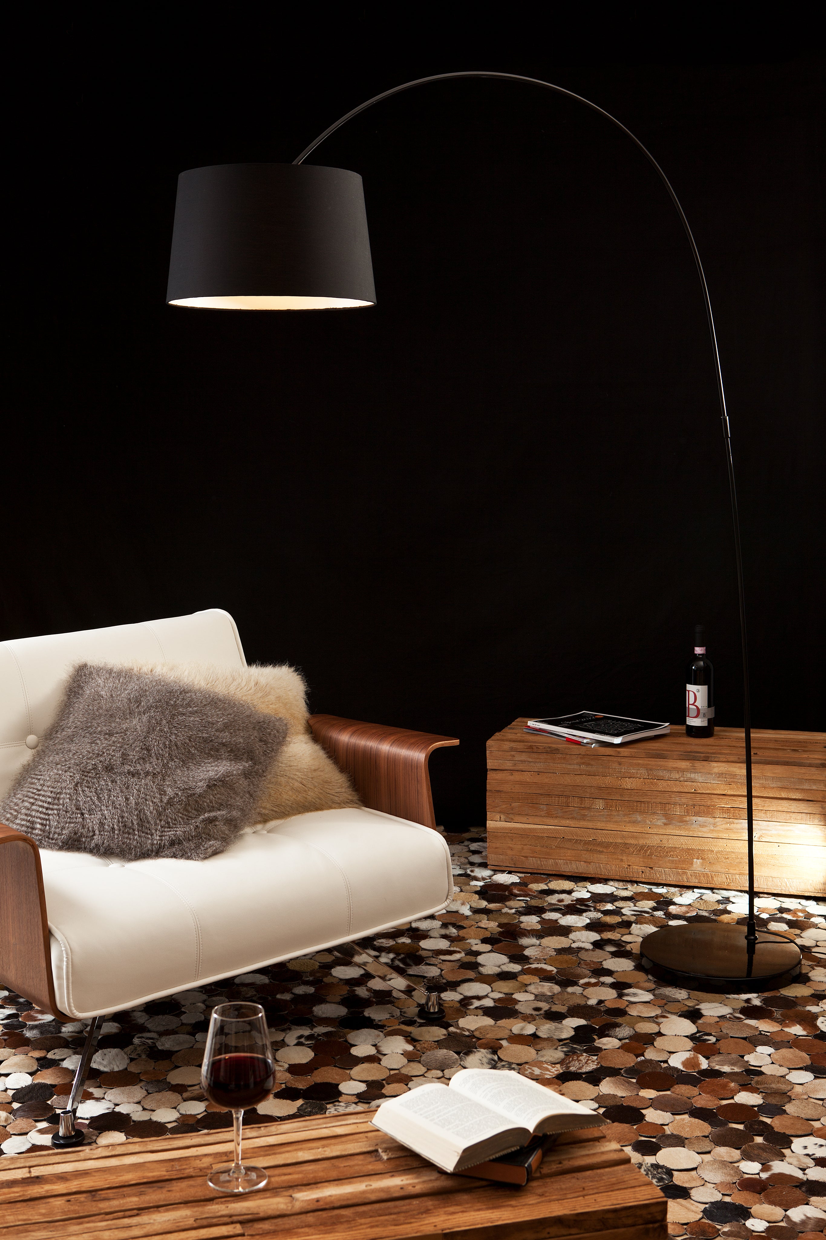 Sales Fever - Bogenlampe 205 cm schwarz