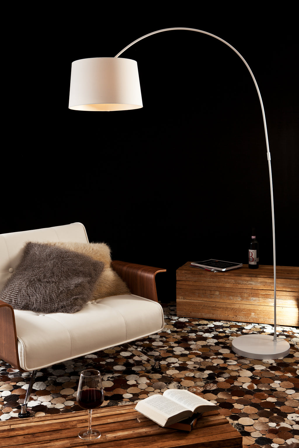 Sales Fever - Bogenlampe 205 cm weiß