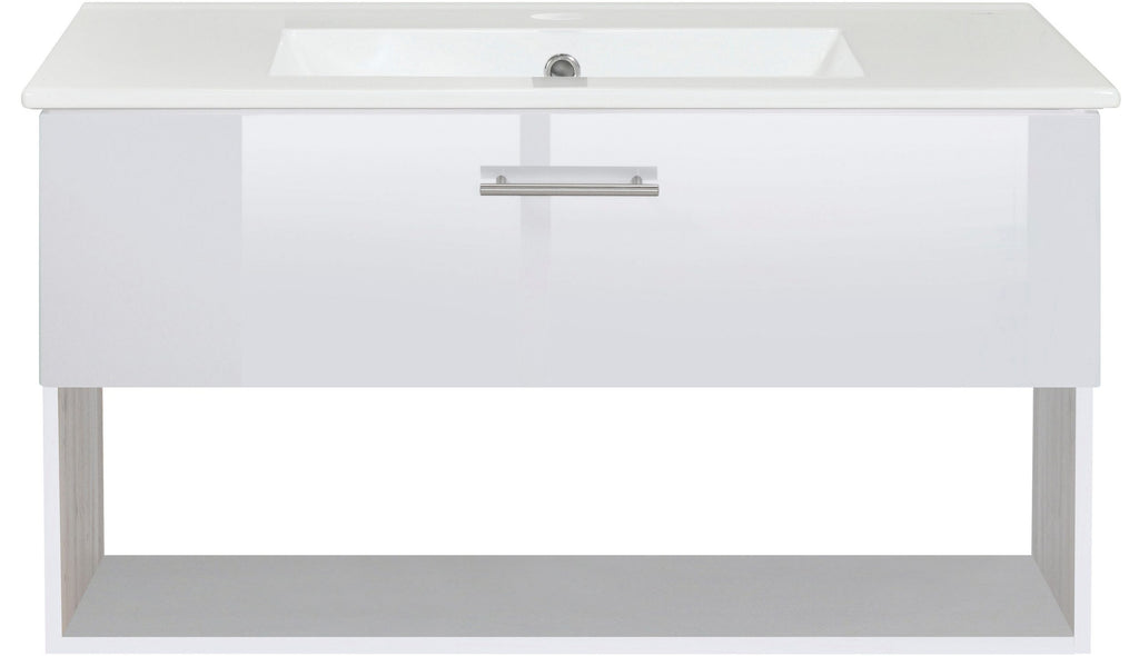 Waschbeckenunterschrank Trento Light Hochglanz klein