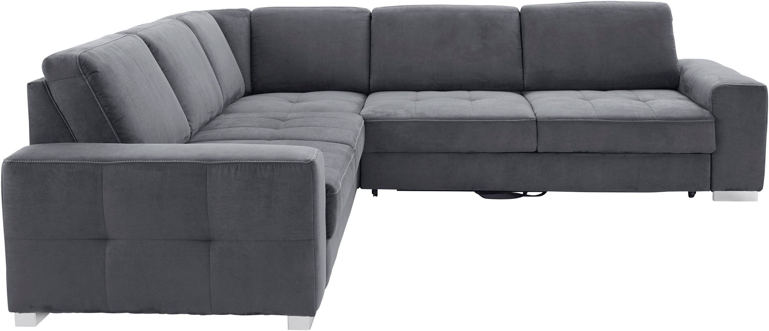 Ecksofa mit Federkern und Sitztiefenverstellung Santorini