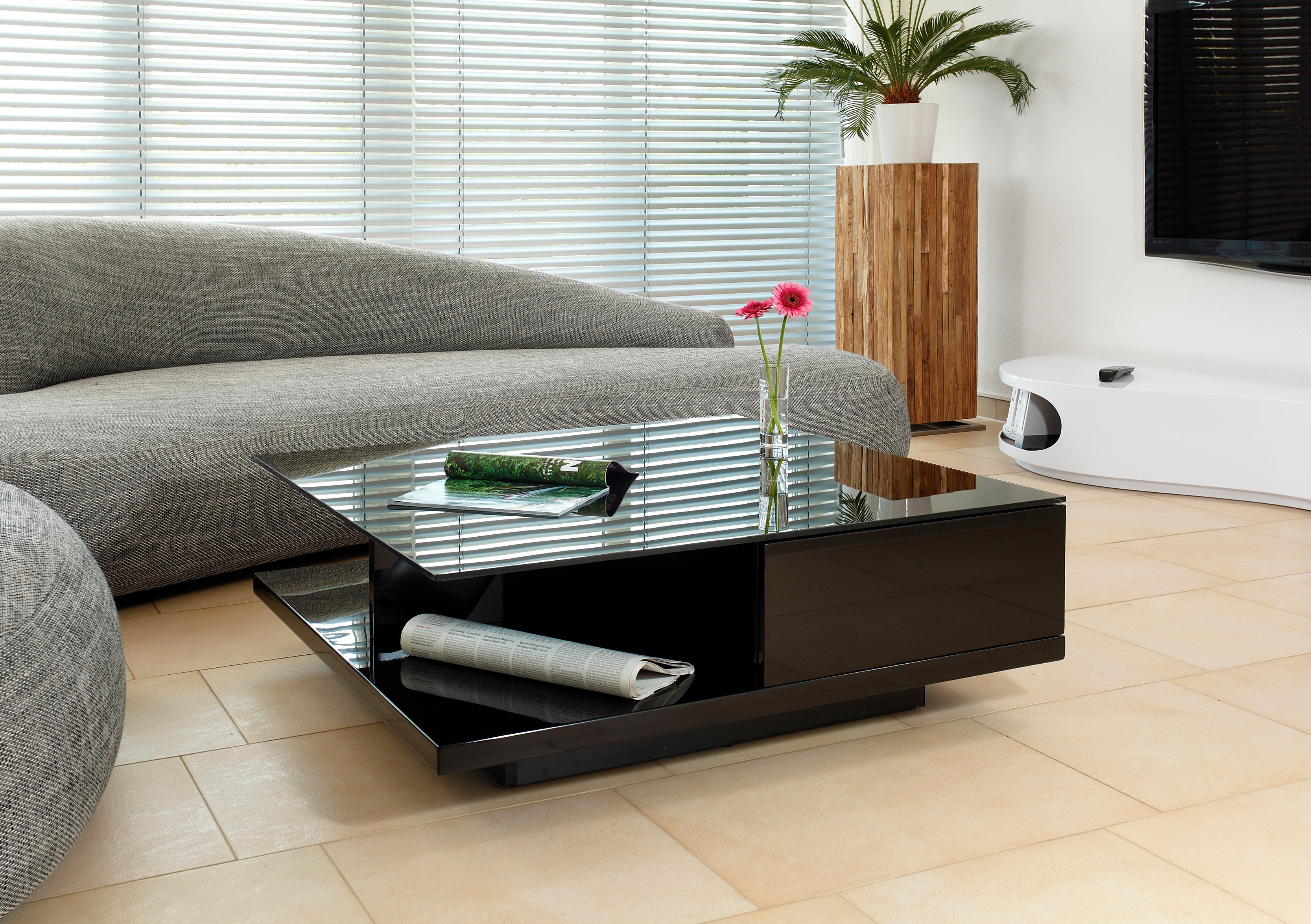 Sales Fever - Couchtisch 100x100x36 cm schwarz