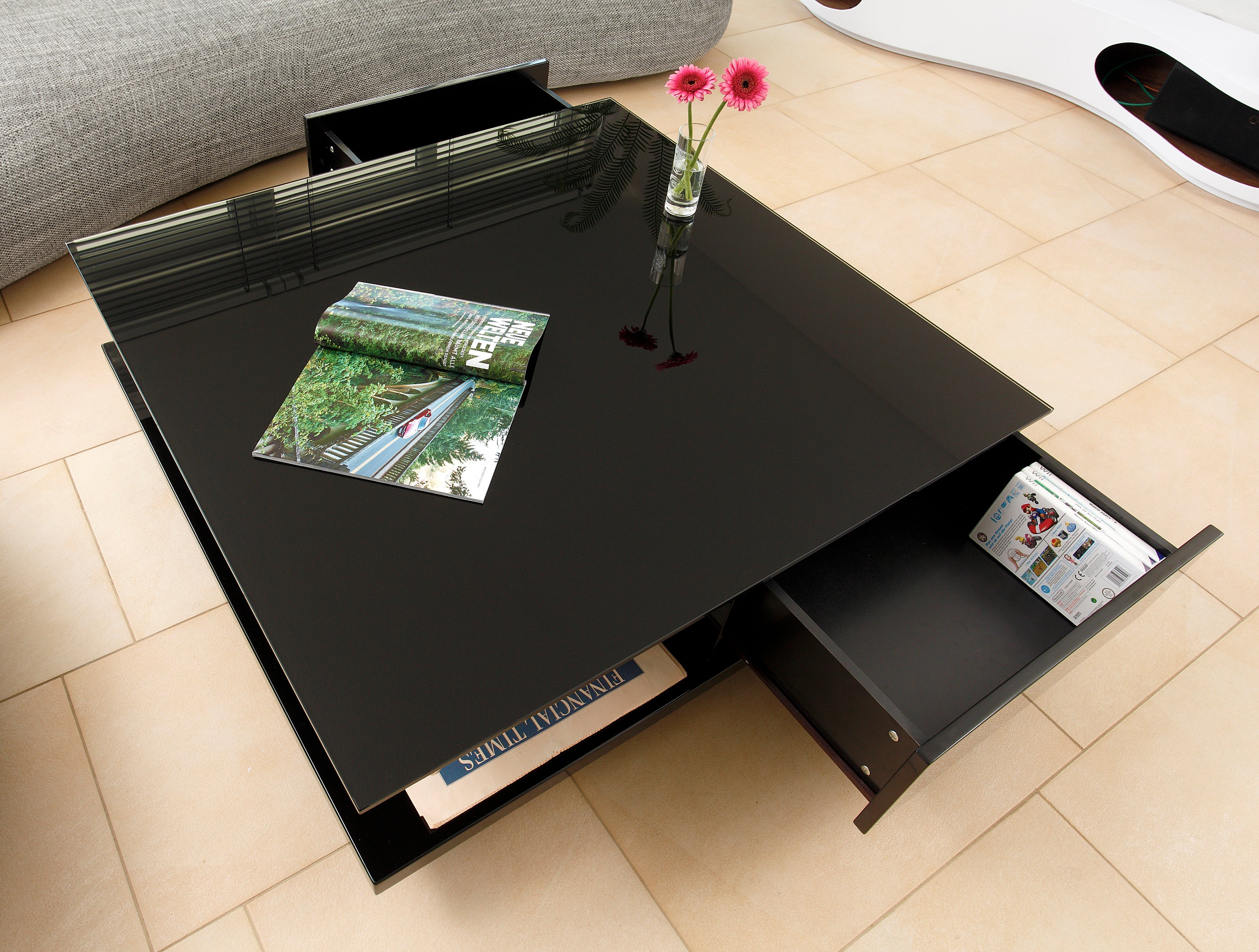 Sales Fever - Couchtisch 100x100x36 cm schwarz