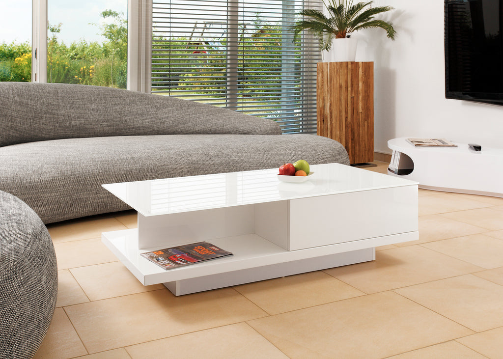 Sales Fever - Couchtisch 120x60x36 cm weiß