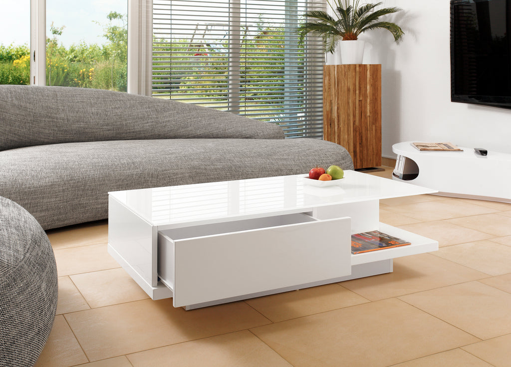 Sales Fever - Couchtisch 120x60x36 cm weiß
