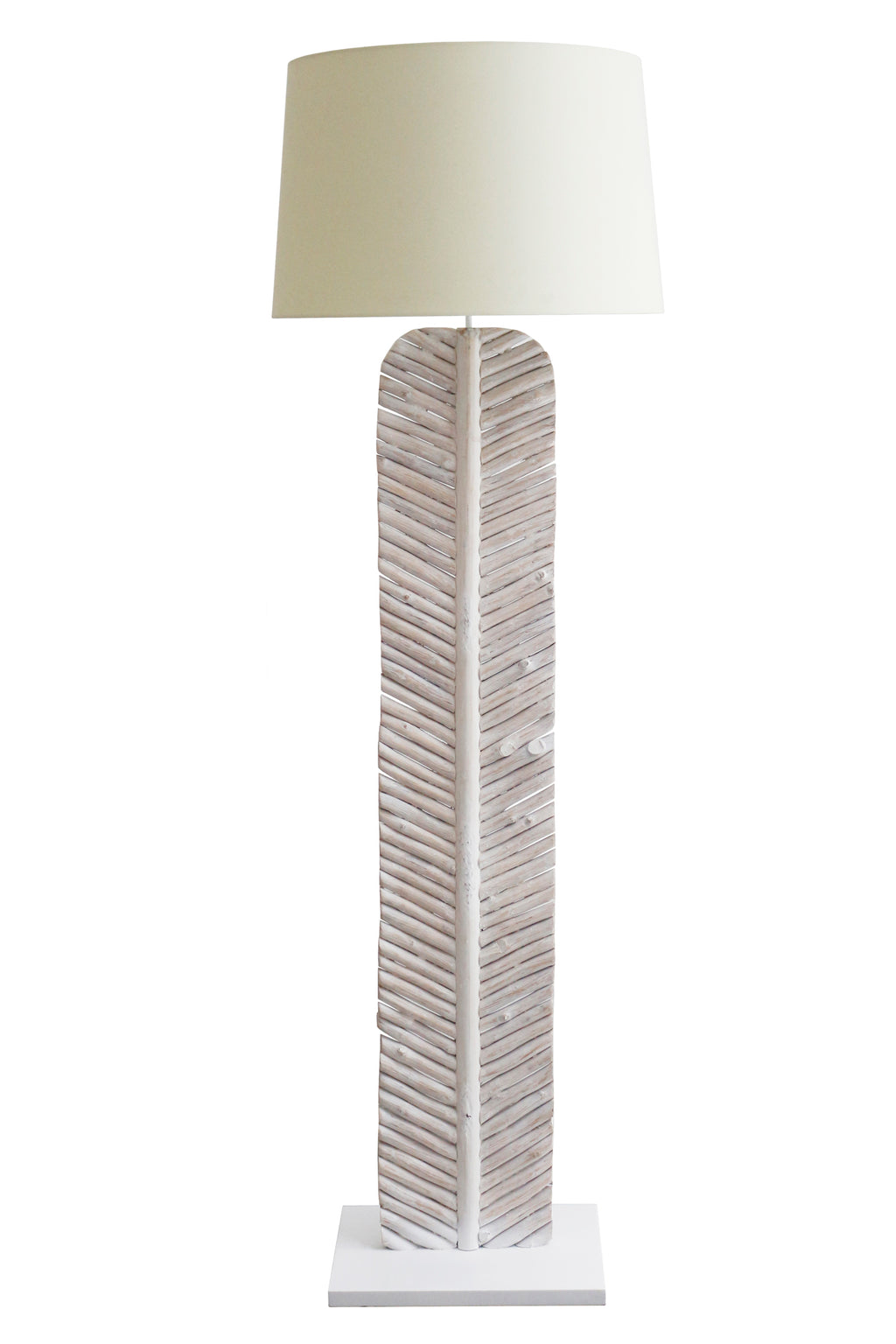 Sales Fever - Stehleuchte Treibholz Weiß 175 cm