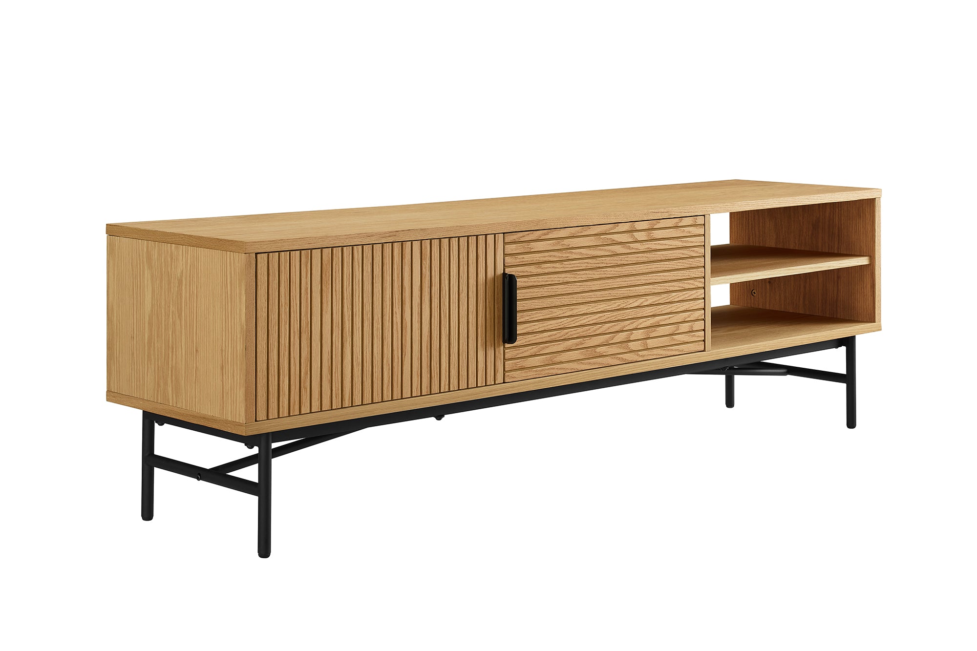 Sales Fever - Lowboard 160 cm Eiche Echtholzfurnier