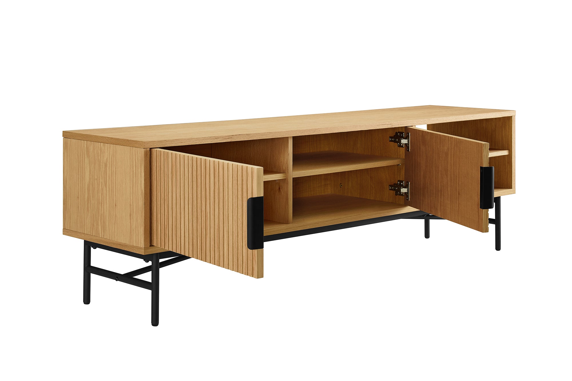 Sales Fever - Lowboard 160 cm Eiche Echtholzfurnier