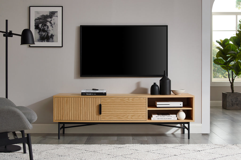 Sales Fever - Lowboard 160 cm Eiche Echtholzfurnier