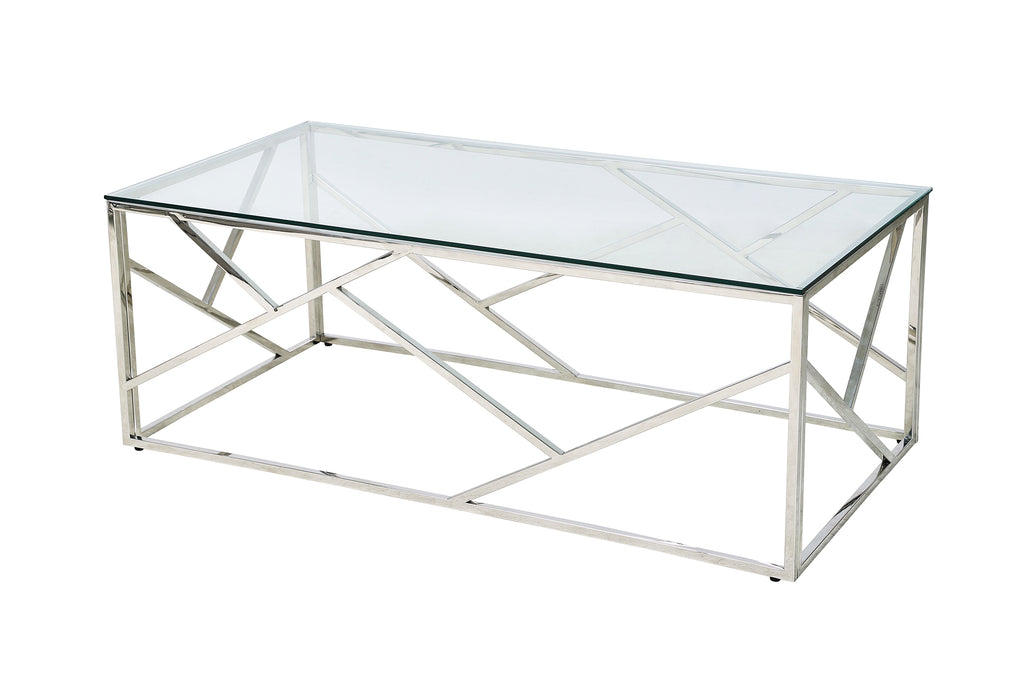 Sales Fever - Couchtisch Silber 120x60 cm