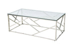 Sales Fever - Couchtisch Silber 120x60 cm