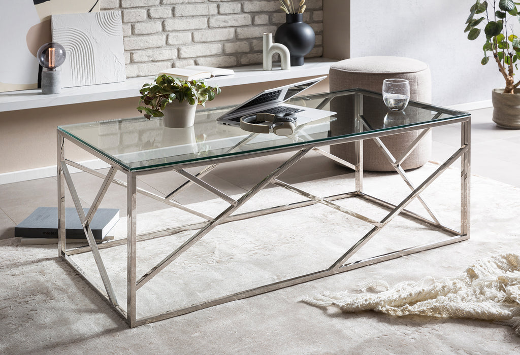 Sales Fever - Couchtisch Silber 120x60 cm