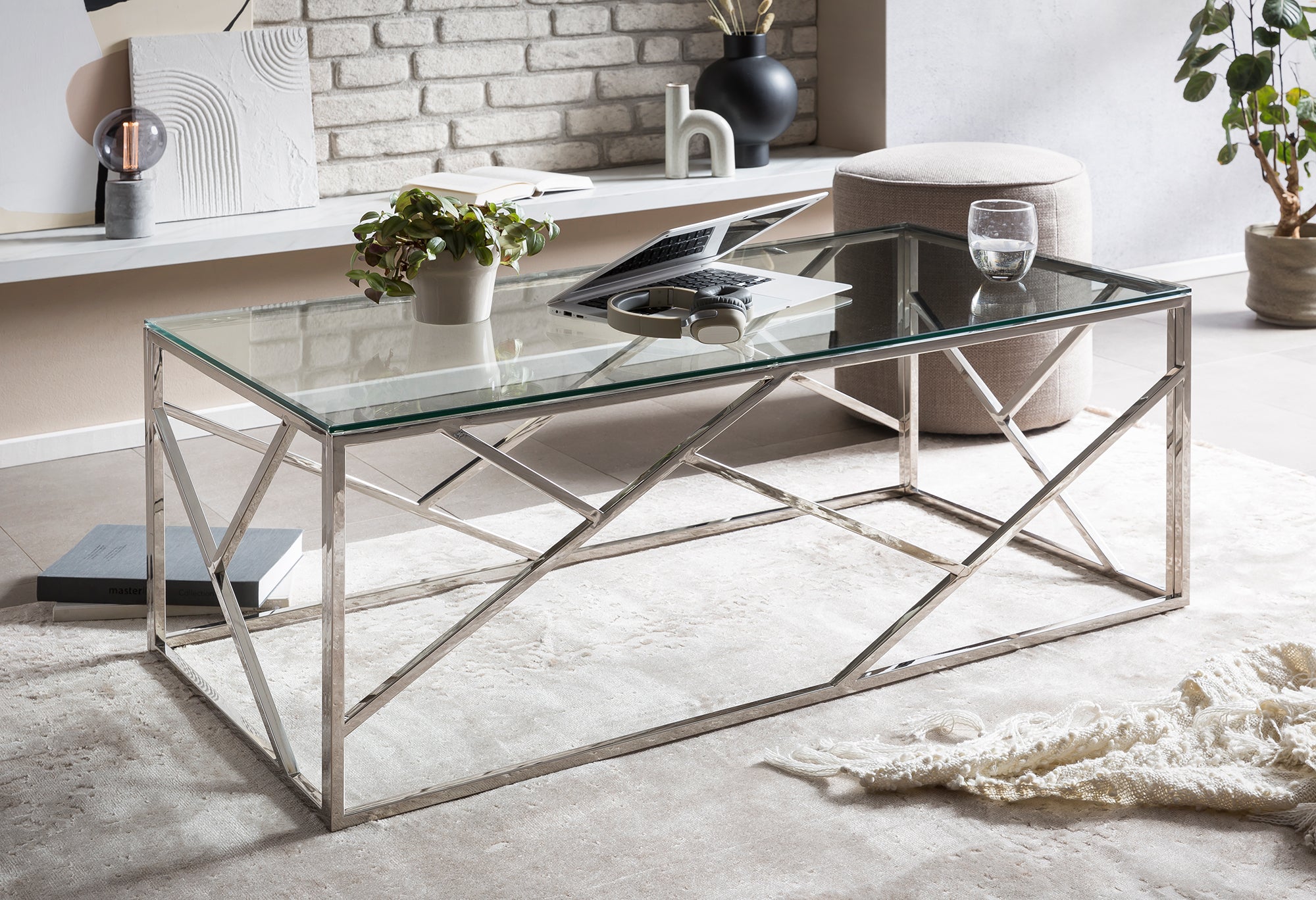 Sales Fever - Couchtisch Silber 120x60 cm