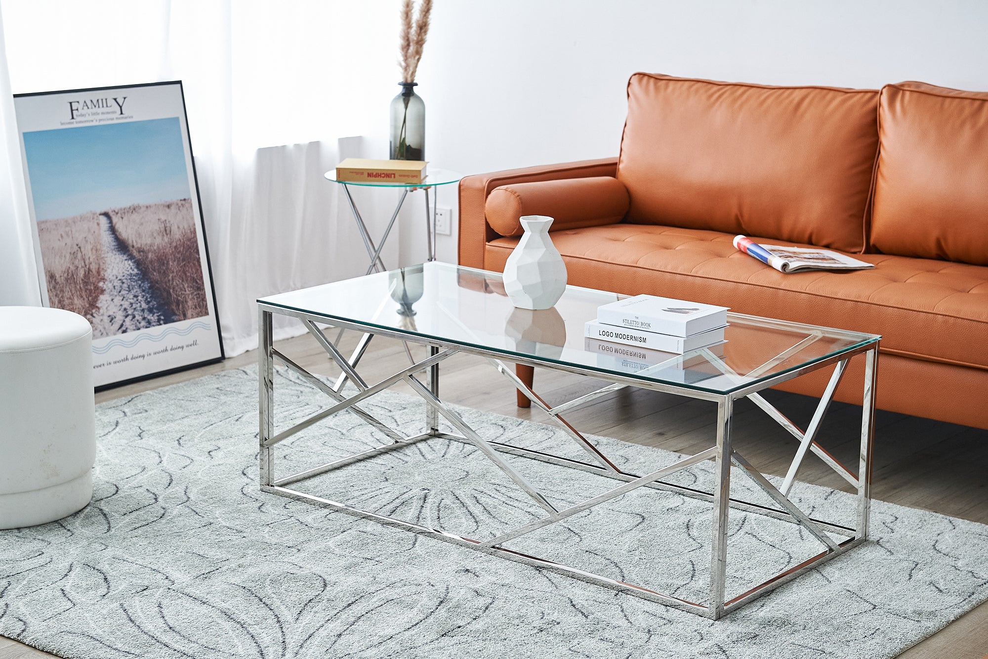 Sales Fever - Couchtisch Silber 120x60 cm