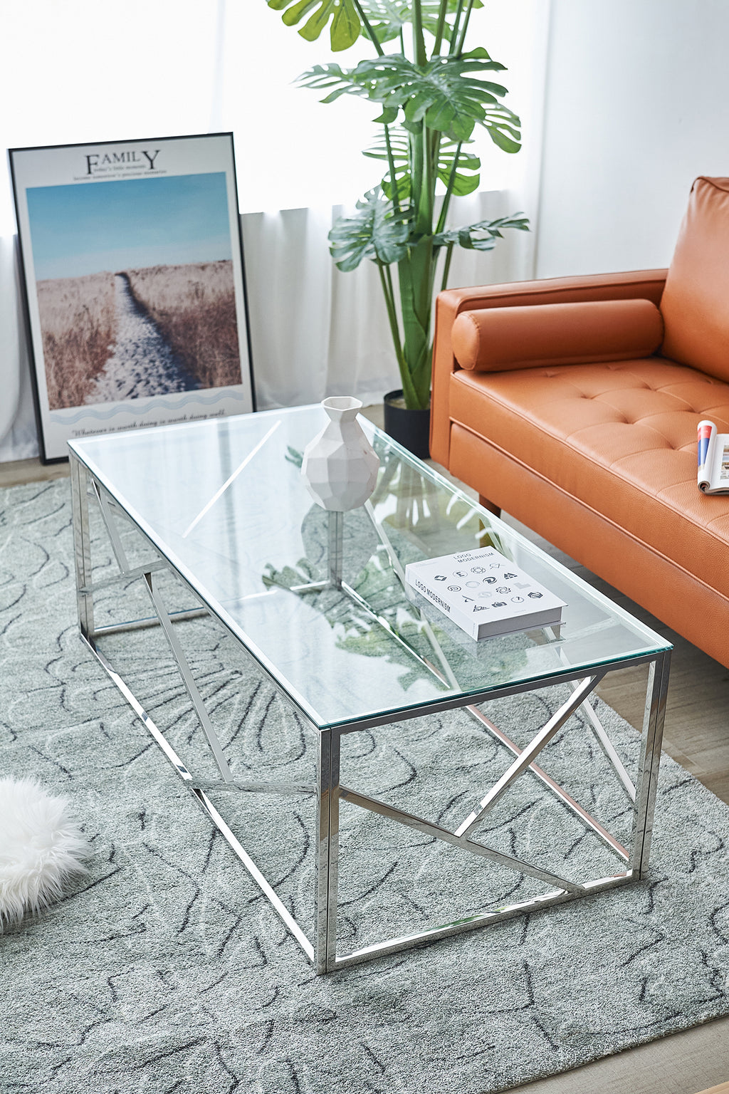 Sales Fever - Couchtisch Silber 120x60 cm