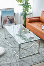 Sales Fever - Couchtisch Silber 120x60 cm