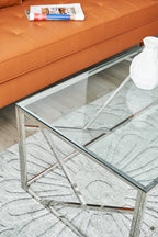 Sales Fever - Couchtisch Silber 120x60 cm
