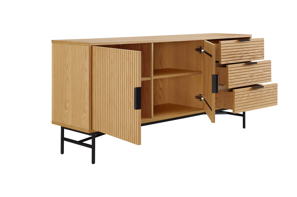 Sales Fever - Sideboard 160 cm Eiche Echtholzfurnier