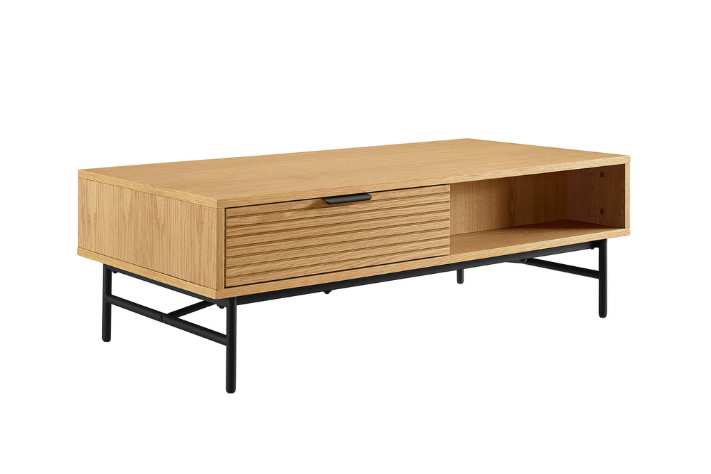 Sales Fever - Couchtisch 120x60 cm Eiche Echtholzfurnier