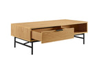Sales Fever - Couchtisch 120x60 cm Eiche Echtholzfurnier