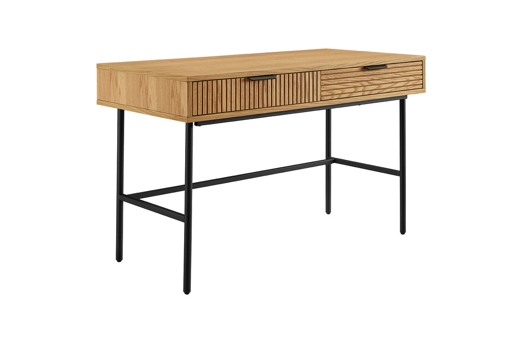Sales Fever - Schreibtisch 120x60 cm Eiche Echtholzfurnier