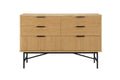 Sales Fever - Kommode breit 120 cm Eiche Echtholzfurnier