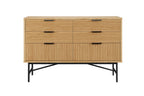 Sales Fever - Kommode breit 120 cm Eiche Echtholzfurnier