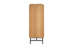 Sales Fever - Kommode hoch 80 cm Eiche Echtholzfurnier