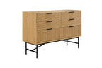 Sales Fever - Kommode breit 120 cm Eiche Echtholzfurnier