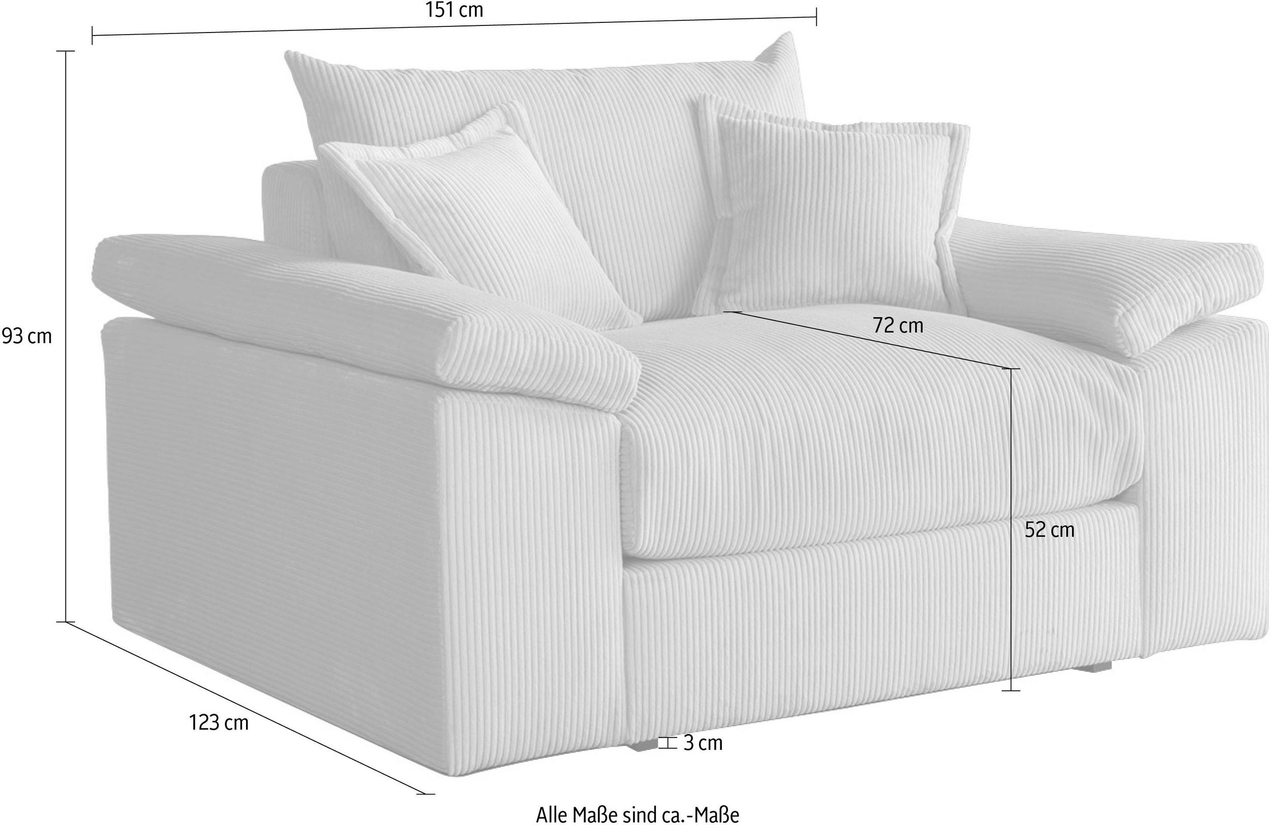 XXL-Sessel Soft&Cosy