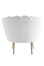 Sales Fever - Muschelsessel mit Bouclé Stoff
