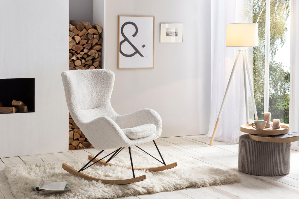 Sales Fever - Beistelltisch hellgrau Texturstoff