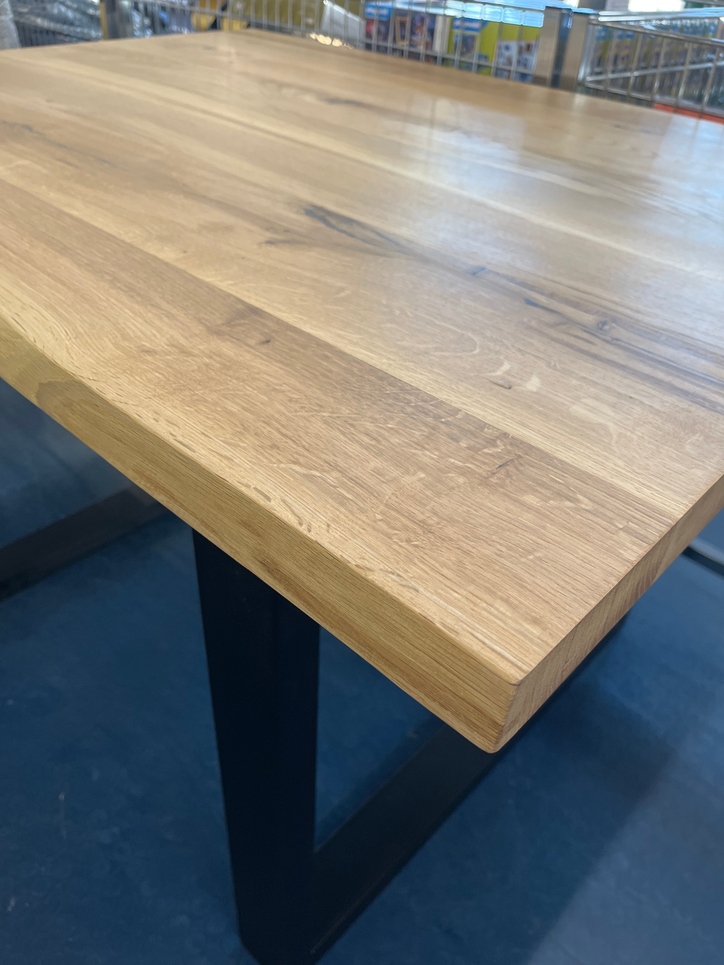 Esstisch mit Baumkante 120 x 90cm