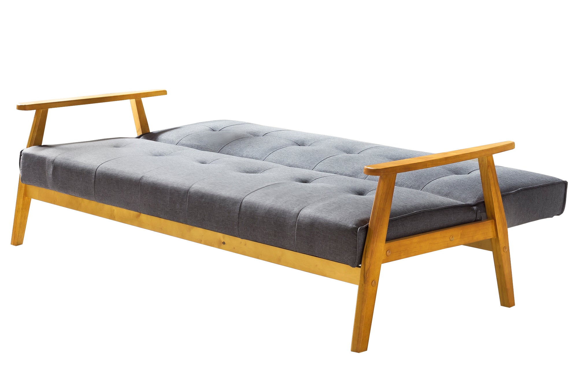 Sales Fever - Schlafsofa 190x85x81 cm dunkelgrau Webstoff