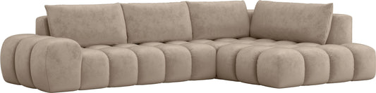 Ecksofa in eleganter Bubble Optik
