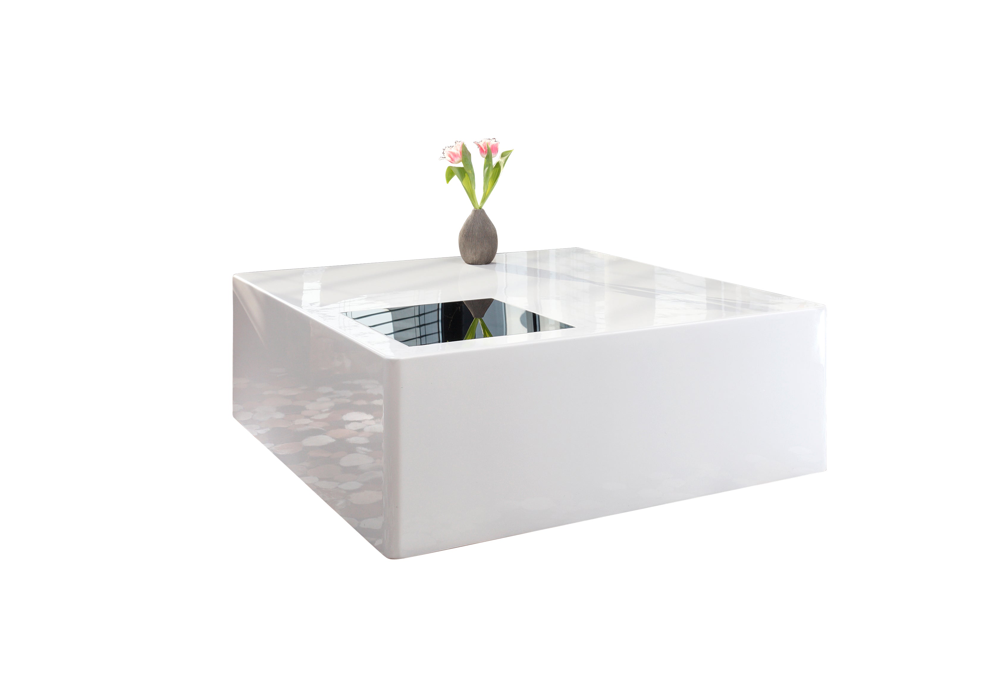 Sales Fever - Couchtisch 100x100x40 cm weiß