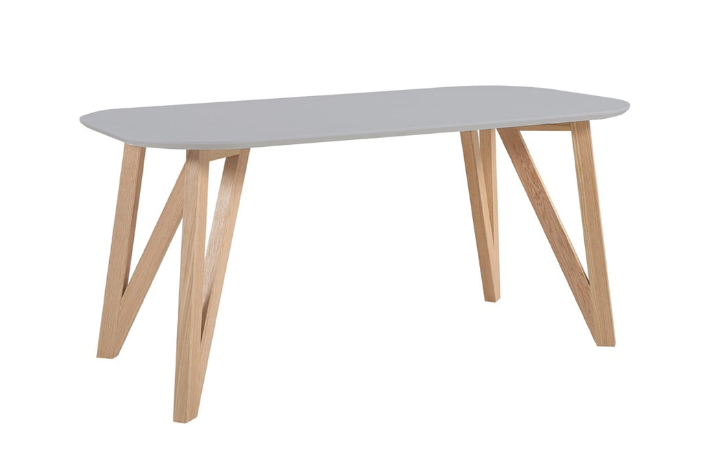 Sales Fever - Esstisch 180x90x76 cm grau Eiche