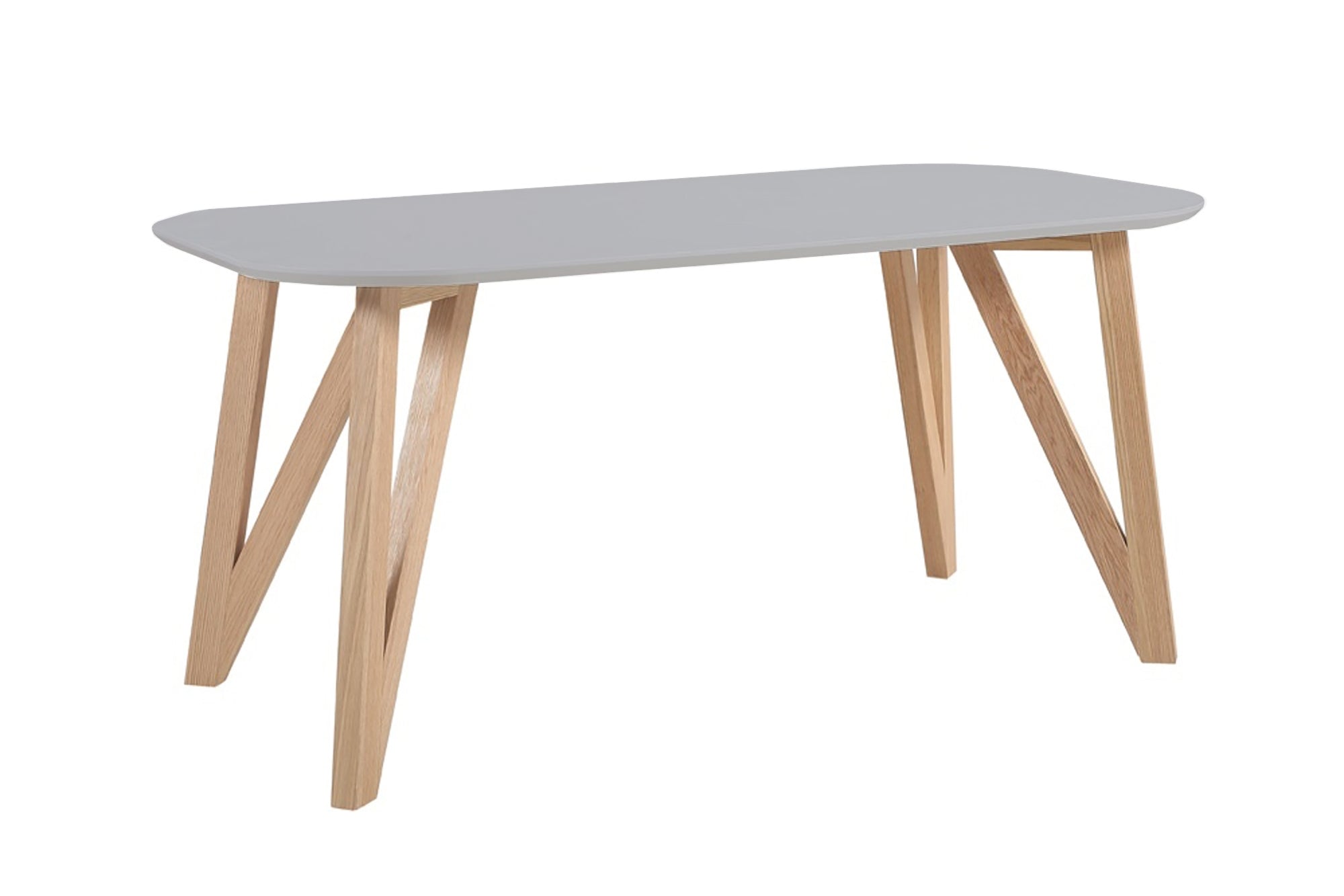 Sales Fever - Esstisch 200x100x76 cm grau Eiche