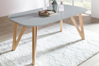 Sales Fever - Esstisch 180x90x76 cm grau Eiche
