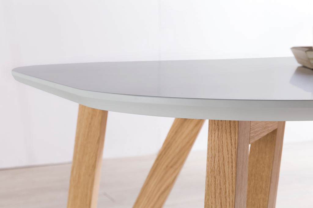 Sales Fever - Esstisch 180x90x76 cm grau Eiche