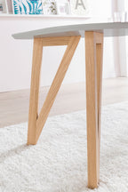 Sales Fever - Esstisch 200x100x76 cm grau Eiche