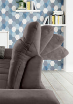 Wohnlandschaft mit Sitztiefenverstellung