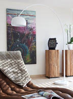 Sales Fever - Bogenlampe 195 cm weiß