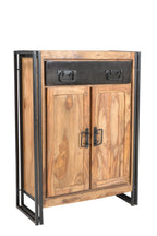 PANAMA Highboard – Natur mit antikschwarz – Bild 3