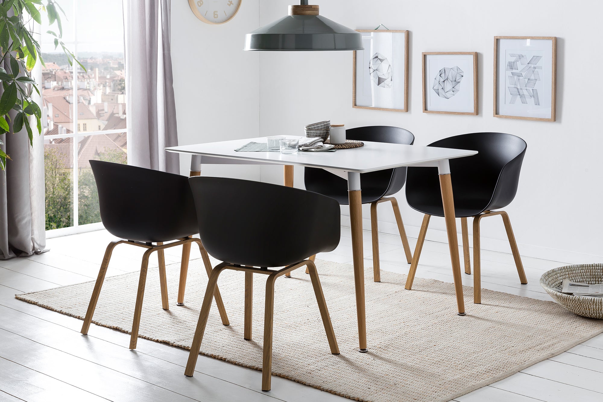Sales Fever - Esszimmerstuhl 2er Set schwarz
