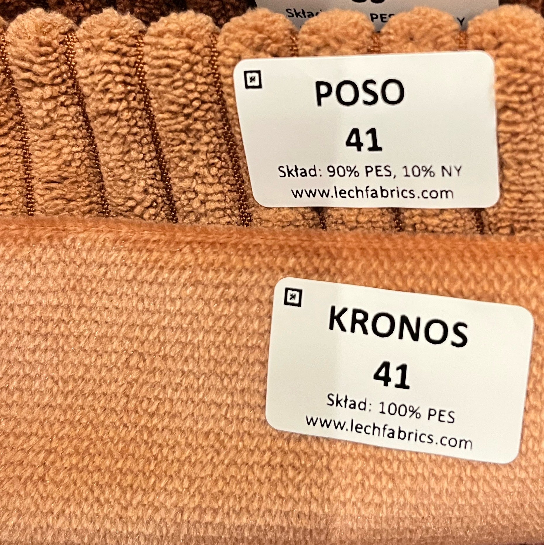 Wohnlandschaft Ottomane rechts Velourstoff Paros / Kronos -vorbestellbar-