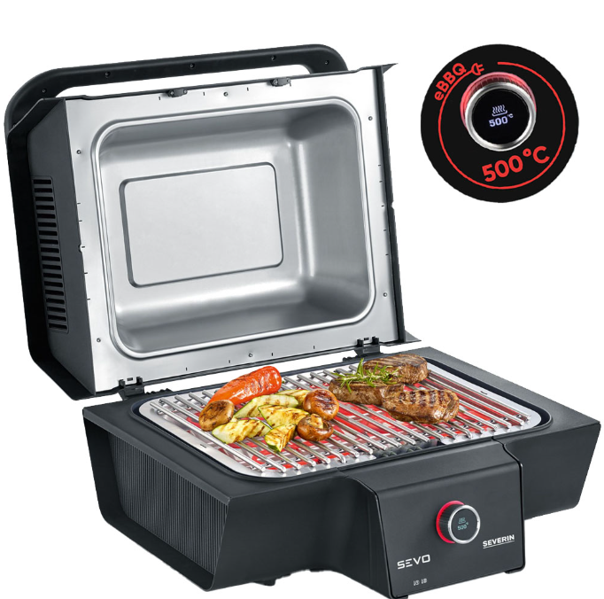 Severin SEVO PG 8106 Elektro Barbecue-Tisch-Grill BBQ !!inkl. 5Jahre Garantie!!