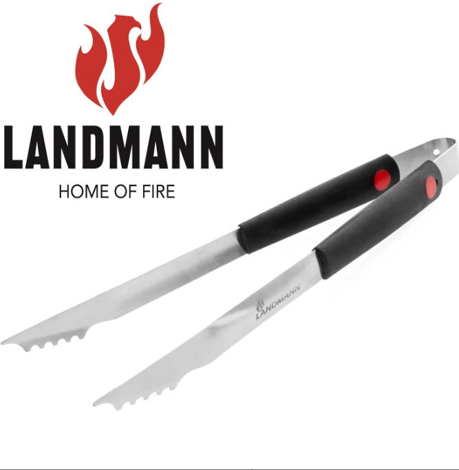 Landmann 02417 Edelstahl Grillzange