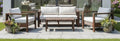 Zambra Lounge Set 4tlg. Akazie