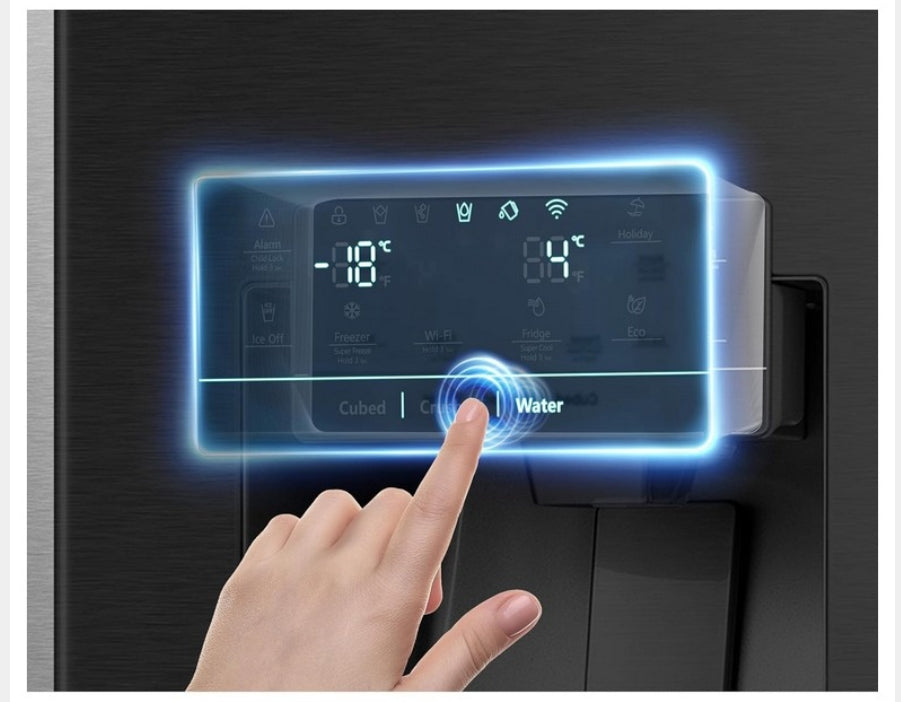 Hisense Side-by-Side schwarz mit Wassertank - RS 818 N4 TFE *E